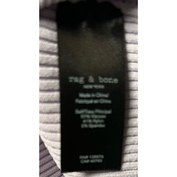 Rag & Bone Asher Ribbed Knit Sweater in Lavender NWT Size XL - Picture 7 of 7